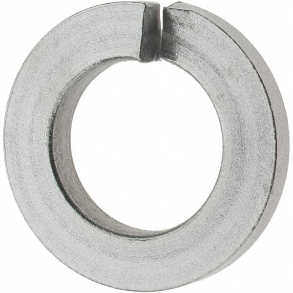 Value Collection - 1/2", 1/8" Thick Split Lock Washer - 316 Stainless Steel, 0.506" Min ID, 0.518" Max ID, 0.873" Min OD, 0.883" Max OD - Exact Tool & Supply