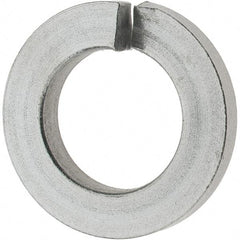 Value Collection - 1/2", 1/8" Thick Split Lock Washer - 316 Stainless Steel, 0.506" Min ID, 0.518" Max ID, 0.873" Min OD, 0.883" Max OD - Exact Tool & Supply