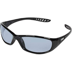 KleenGuard - Indoor/Outdoor Lenses, Framed Safety Glasses - Scratch Resistant, Black Nylon Frame, Size Universal, Wrap Around - Exact Tool & Supply
