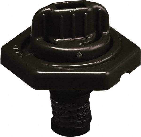 Trico - 4 Gal Capacity Polyethylene Oil Storage System - 7" Straight Spout, Black - Exact Tool & Supply