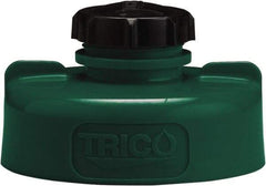 Trico - 4 Gal Capacity Polyethylene Oil Storage System - Dark Green - Exact Tool & Supply