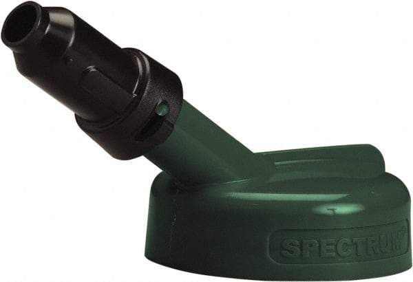 Trico - 4 Gal Capacity Polyethylene Oil Storage System - 1" Tip OD, 7" Straight Spout, Dark Green - Exact Tool & Supply