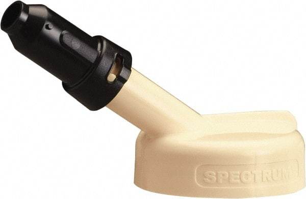 Trico - 4 Gal Capacity Polyethylene Oil Storage System - 1" Tip OD, 7" Straight Spout, Tan - Exact Tool & Supply