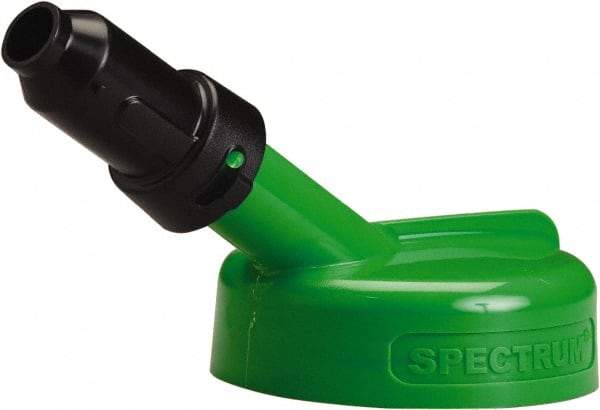 Trico - 4 Gal Capacity Polyethylene Oil Storage System - 1" Tip OD, 7" Straight Spout, Green - Exact Tool & Supply