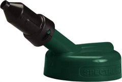 Trico - 4 Gal Capacity Polyethylene Oil Storage System - 1/2" Tip OD, 7" Straight Spout, Dark Green - Exact Tool & Supply