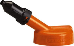 Trico - 4 Gal Capacity Polyethylene Oil Storage System - 1/2" Tip OD, 7" Straight Spout, Orange - Exact Tool & Supply