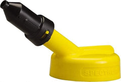 Trico - 4 Gal Capacity Polyethylene Oil Storage System - 1/2" Tip OD, 7" Straight Spout, Yellow - Exact Tool & Supply