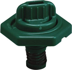 Trico - 4 Gal Capacity Polyethylene Oil Storage System - 7" Straight Spout, Dark Green - Exact Tool & Supply