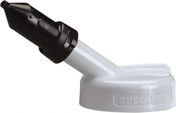 Trico - 4 Gal Capacity Polyethylene Oil Storage System - 1/4" Tip OD, 7" Straight Spout, Gray - Exact Tool & Supply