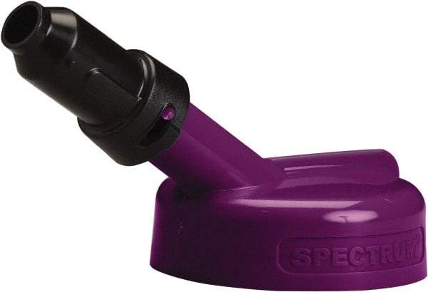 Trico - 4 Gal Capacity Polyethylene Oil Storage System - 1" Tip OD, 7" Straight Spout, Purple - Exact Tool & Supply