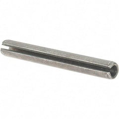 Value Collection - 7/32" Diam x 1-3/4" Long Slotted Spring Pin - Grade 1070-1090 Alloy Steel, Uncoated - Exact Tool & Supply