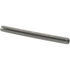 Value Collection - 5/64" Diam x 1" Long Slotted Spring Pin - Grade 1070-1090 Alloy Steel, Uncoated - Exact Tool & Supply