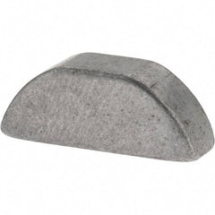 Value Collection - #605 Standard Woodruff Key - 5/8" Long x 3/16" Wide, Steel - Exact Tool & Supply