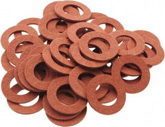 Value Collection - Vulcanized Fibre Standard Flat Washer - 0.312" ID x 9/16" OD, 0.031" Thick, Plain Finish - Exact Tool & Supply