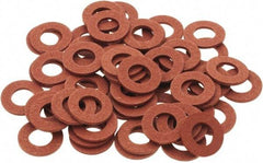 Value Collection - Vulcanized Fibre Standard Flat Washer - 0.187" ID x 3/8" OD, 0.031" Thick, Plain Finish - Exact Tool & Supply