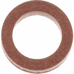 Value Collection - Vulcanized Fibre Standard Flat Washer - 0.187" ID x 0.281" OD, 0.062" Thick, Plain Finish - Exact Tool & Supply