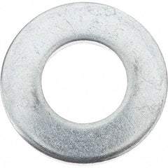 Value Collection - 5/16" Screw, Steel SAE Flat Washer - 11/32" ID x 11/16" OD, 1/16" Thick, Zinc-Plated Finish - Exact Tool & Supply