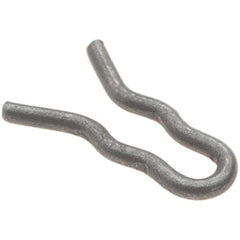 Value Collection - 5/64" Groove, 9/32" Long, Plain Spring Steel Hair Pin Clip - 1/16" Clip Diam, 0.026" Shaft Diam, Grade 2 - Exact Tool & Supply