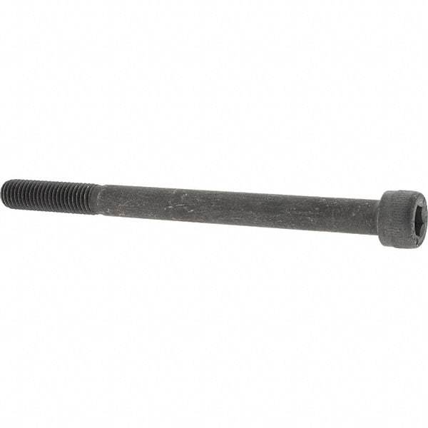 Value Collection - M10x1.50 Metric Coarse Hex Socket Drive, Socket Cap Screw - Grade 12.9 Alloy Steel, Black Oxide Finish, Partially Threaded, 130mm Length Under Head - Exact Tool & Supply
