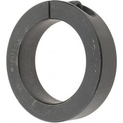 Value Collection - 2-1/4" Bore, Steel, One Piece Clamp Collar - 3-1/4" Outside Diam, 3/4" Wide - Exact Tool & Supply