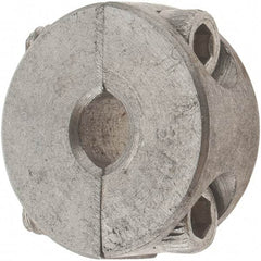 Value Collection - 3/16" Bore, Stainless Steel, Two Piece Shaft Collar - 11/16" Outside Diam, 5/16" Wide - Exact Tool & Supply