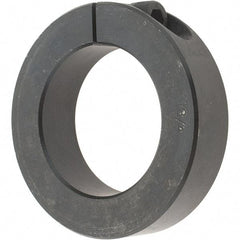 Value Collection - 1-3/4" Bore, Steel, One Piece Clamp Collar - 2-3/4" Outside Diam, 11/16" Wide - Exact Tool & Supply