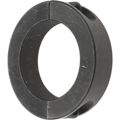 Value Collection - 2-1/16" Bore, Steel, Two Piece Two Piece Split Shaft Collar - 3-1/4" Outside Diam, 3/4" Wide - Exact Tool & Supply