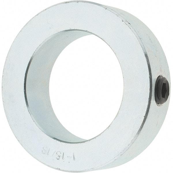 Value Collection - 1-15/16" Bore, Steel, Set Screw Shaft Collar - 3" Outside Diam, 7/8" Wide - Exact Tool & Supply