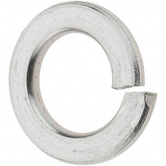 Value Collection - M10, 10.2mm ID, 18.1mm OD, 2.2mm Thick Split Lock Washer - 316 Austenitic Grade A4 Stainless Steel, Uncoated, 10.2mm Min ID, 10.7mm Max ID, 18.1mm Max OD - Exact Tool & Supply