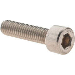 Value Collection - M5x0.80 Metric Coarse Hex Socket Drive, Socket Cap Screw - Grade 316 & Austenitic A4 Stainless Steel, Uncoated, Fully Threaded, 20mm Length Under Head - Exact Tool & Supply