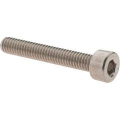 Value Collection - M4x0.70 Metric Coarse Hex Socket Drive, Socket Cap Screw - Grade 316 & Austenitic A4 Stainless Steel, Uncoated, Partially Threaded, 25mm Length Under Head - Exact Tool & Supply