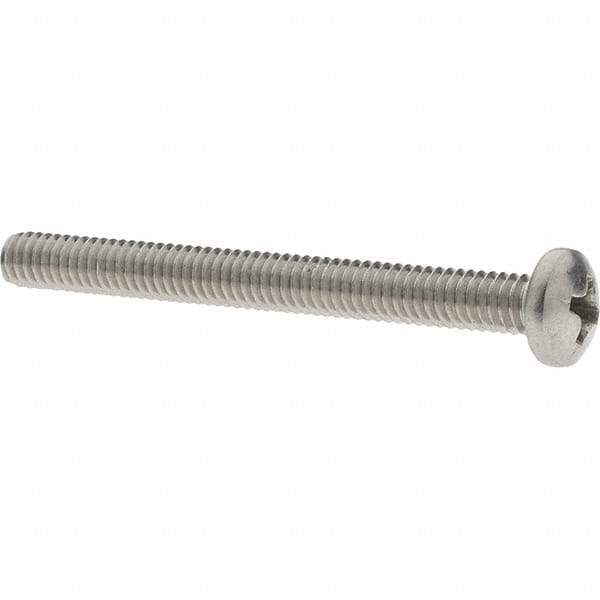Value Collection - #8-32 UNC, 1-3/4" Length Under Head Phillips Drive Machine Screw - Pan Head, Grade 18-8 Stainless Steel, Uncoated, Without Washer - Exact Tool & Supply