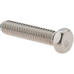 Value Collection - #8-32 UNC, 3/4" Length Under Head Hex Drive Machine Screw - Hex Head, Grade 18-8 Stainless Steel, Uncoated, Without Washer - Exact Tool & Supply