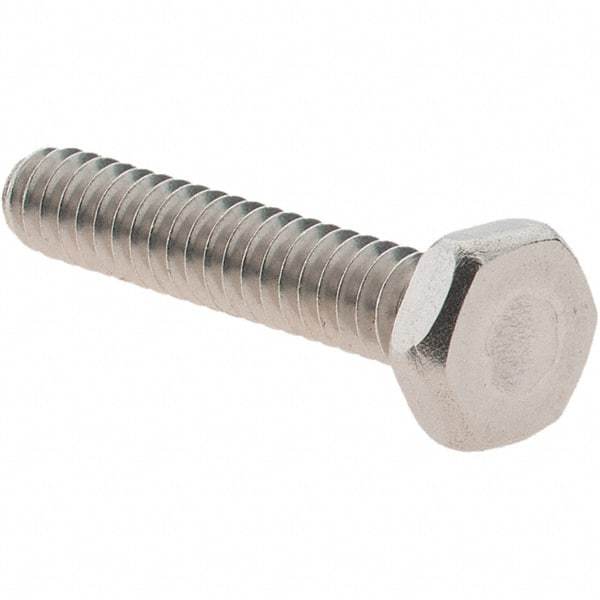 Value Collection - #6-32 UNC, 3/4" Length Under Head Hex Drive Machine Screw - Hex Head, Grade 18-8 Stainless Steel, Uncoated, Without Washer - Exact Tool & Supply