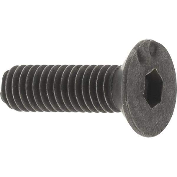 Value Collection - M3x0.50 Metric Coarse Hex Socket Drive, 90° Flat Screw - Grade 12.9 Alloy Steel, Black Oxide Finish, Fully Threaded, 10mm OAL - Exact Tool & Supply
