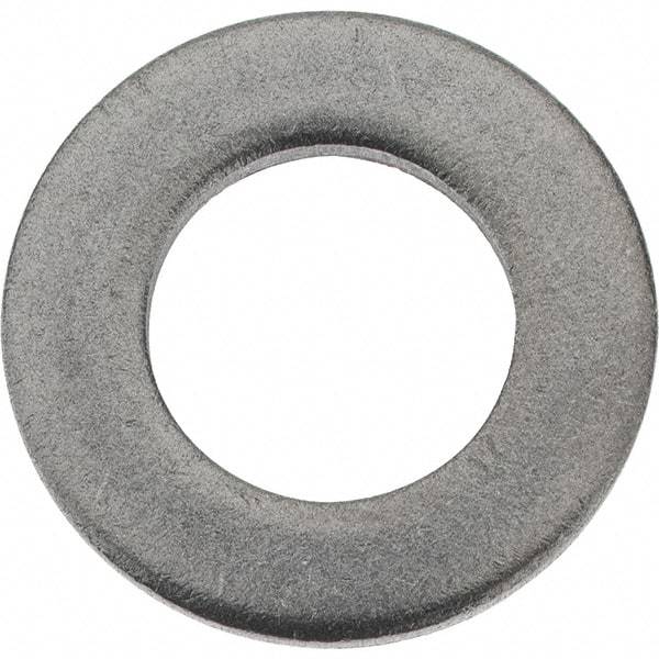 Value Collection - M12 Screw, Steel Standard Flat Washer - 13mm ID x 24mm OD, 2.5mm Thick, Zinc-Plated Finish - Exact Tool & Supply