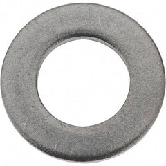 Value Collection - M12 Screw, Steel Standard Flat Washer - 13mm ID x 24mm OD, 2.5mm Thick, Zinc-Plated Finish - Exact Tool & Supply