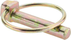 Value Collection - Lynch Pins Pin Diameter (Inch): 7/16 Usable Length (Inch): 1-15/16 - Exact Tool & Supply