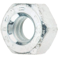 Value Collection - 1/4-20 UNC Steel Right Hand Hex Nut - 7/16" Across Flats, 7/32" High, Zinc Yellow Dichromate Finish - Exact Tool & Supply