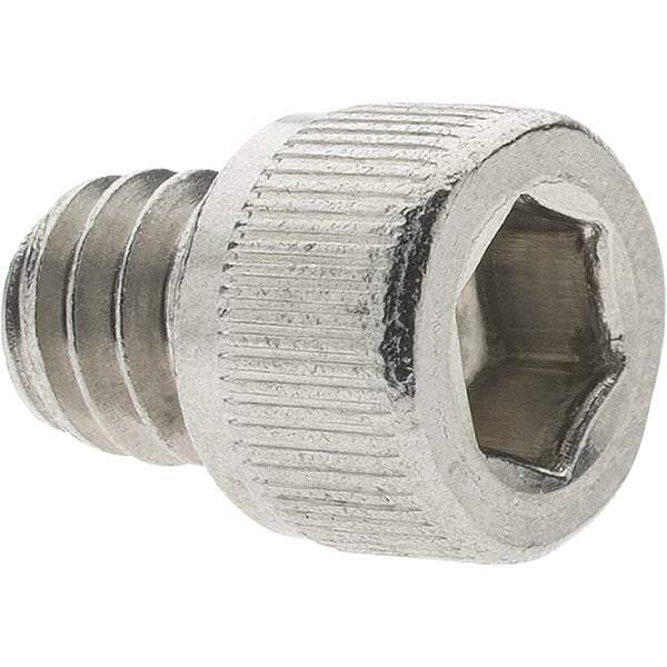 Value Collection - 1/4-20 UNC Hex Socket Drive, Socket Cap Screw - Grade 18-8 Stainless Steel, Uncoated, 1/4" Length Under Head - Exact Tool & Supply