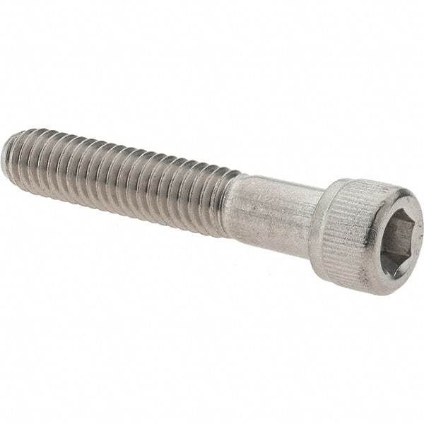 Made in USA - 5/16-18 UNC Hex Socket Drive, Socket Cap Screw - Grade 316 Stainless Steel, Uncoated, 1-3/4" Length Under Head - Exact Tool & Supply