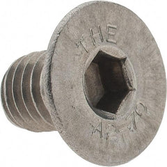 Value Collection - M8x1.25 Metric Coarse Hex Socket Drive, 90° Flat Screw - Grade 18-8 & Austenitic A2 Stainless Steel, Fully Threaded, 12mm OAL - Exact Tool & Supply