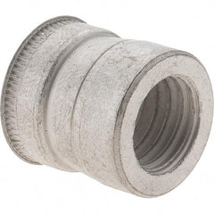 Value Collection - M10x1.50 Metric Coarse Stainless Steel Flush Press Fit Threaded Insert - 18.92" OAL, 14.26" Insert Diam, 14.94" Hole Diam, 9/16" Drill - Exact Tool & Supply