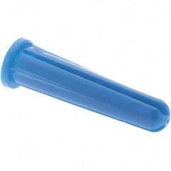 Value Collection - #14 to #16 Screw, 5/16" Diam, 1-1/2" Long, Plug Drywall & Hollow Wall Anchor - Plastic, Use with Concrete/Masonry & Wallboard - Exact Tool & Supply