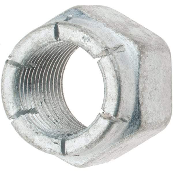 Value Collection - 3/4-16 UNJF Grade 2 Hex Lock Nut with Expanding Flex Top - Cadmium-Plated Finish, Meets Military Specifications - Exact Tool & Supply