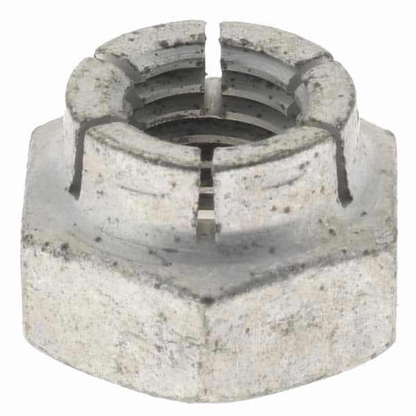 Value Collection - 1/4-28 UNJF Grade 2 Hex Lock Nut with Expanding Flex Top - Exact Tool & Supply