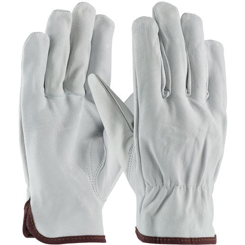 ‎71-3600/XXL Leather Drivers Gloves - Top Grain Goatskin Leather Drivers - Industry Grade - Keystone Thumb - Exact Tool & Supply