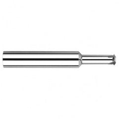 0.0720″ Cutter Diameter × 0.2500″ (1/4″) Reach Carbide Single Form #3 Thread Milling Cutter, 2 Flutes - Exact Tool & Supply