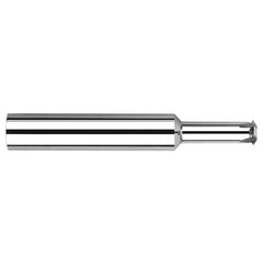 0.0540″ Cutter Diameter × 0.1250″ (1/8″) Reach Carbide Single Form #1 Thread Milling Cutter, 2 Flutes - Exact Tool & Supply