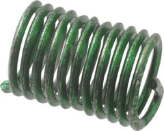 Heli-Coil - Single Insert, 1/2-13 UNC, 2D, Stainless Steel Screw Locking Insert - 11 Free Coils, 1 Inch Overall Length, with Tang, Bright Finish - Exact Tool & Supply